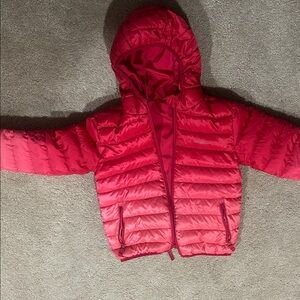 Eddie Bauer Kids Cherry Red Puffer Jacket